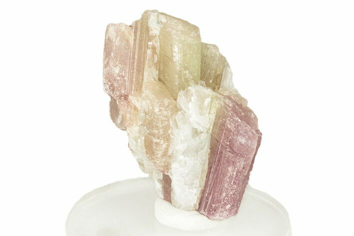 Pink Tourmaline (Rubellite) in Quartz - Brazil #257912